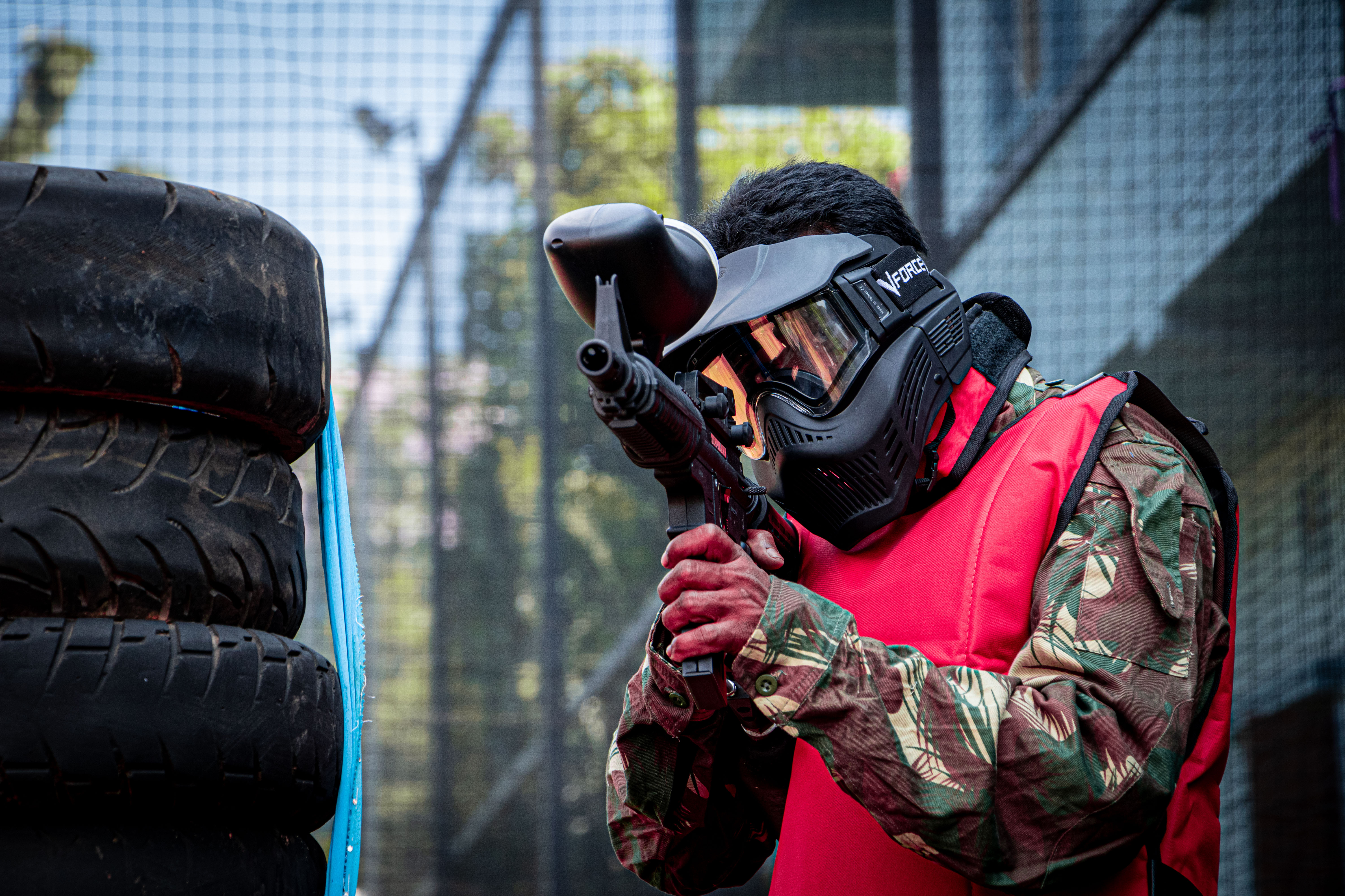 Paintball Target Practice